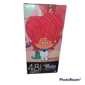 Trolls World Tour 48 Piece Puzzle 11" x 15"  Delta Dawn Hickory CARDINAL NEW